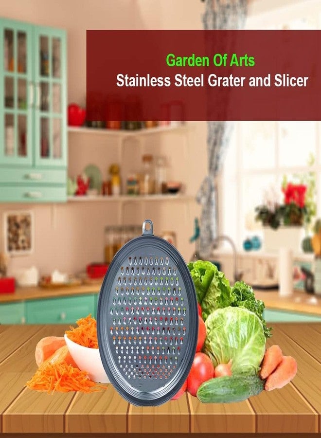 جاردن أوف آرت مبشرة ومقطعة من الفولاذ المقاوم للصدأ من جاردن أوف آرتس للخضراوات وجوز الهند والفواكه والحلويات والجبن، سهلة الاستخدام، تُعرف أيضاً باسم كيسني - Image 5